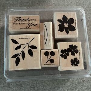 Stampin Up! Set of stamps, gently used